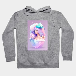 Magical illustration girl Hoodie